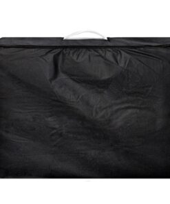 vidaXL Inklapbare massagetafel 2 zones met houten frame (creme)