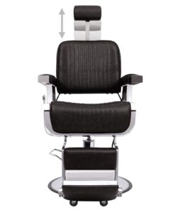 vidaXL Kappersstoel 68x69x116 cm kunstleer zwart