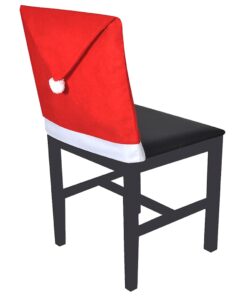 vidaXL Kerstmutshoezen voor stoelleuning 6 st