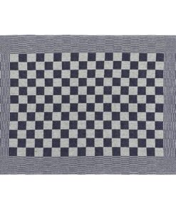 vidaXL Keukendoeken 20 st 50x70 cm katoen blauw en wit