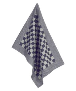 vidaXL Keukendoeken 20 st 50x70 cm katoen blauw en wit