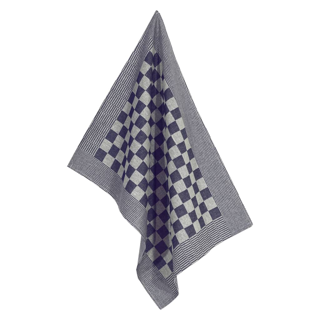 vidaXL Keukendoeken 20 st 50x70 cm katoen blauw en wit