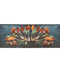 vidaXL Keukenmat wasbaar anti-slip 60x180 cm meerkleurig