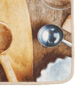 vidaXL Keukenmat wasbaar anti-slip 60x180 cm meerkleurig