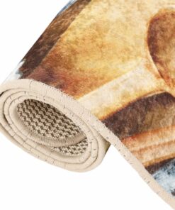 vidaXL Keukenmat wasbaar anti-slip 60x180 cm meerkleurig