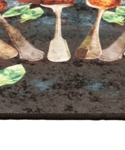 vidaXL Keukenmat wasbaar anti-slip 60x180 cm meerkleurig