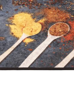 vidaXL Keukenmat wasbaar anti-slip 60x180 cm meerkleurig