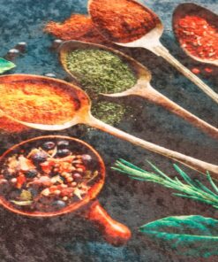 vidaXL Keukenmat wasbaar anti-slip 60x180 cm meerkleurig