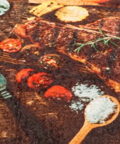 vidaXL Keukenmat wasbaar anti-slip 60x180 cm meerkleurig