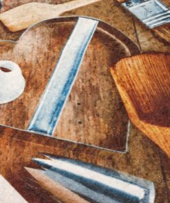 vidaXL Keukenmat wasbaar anti-slip 60x180 cm meerkleurig