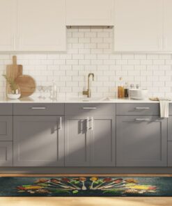 vidaXL Keukenmat wasbaar anti-slip 60x180 cm meerkleurig