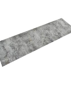 vidaXL Keukenmat wasbaar betonprint 60x180 cm fluweel