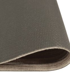 vidaXL Keukenmat wasbaar cooking-print 45x150 cm fluweel grijs