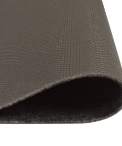 vidaXL Keukenmat wasbaar cooking-print 45x150 cm fluweel zwart