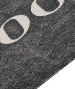 vidaXL Keukenmat wasbaar cooking-print 60x300 cm fluweel zwart