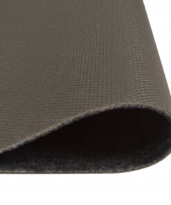 vidaXL Keukenmat wasbaar cooking-print 60x300 cm fluweel zwart