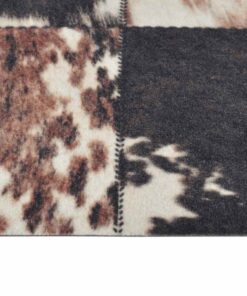 vidaXL Keukenmat wasbaar dierenhuidprint 60x180 cm fluweel