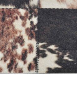 vidaXL Keukenmat wasbaar dierenhuidprint 60x300 cm fluweel