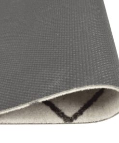 vidaXL Keukenmat wasbaar geblokt 45x150 cm fluweel