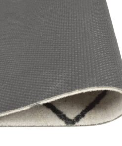 vidaXL Keukenmat wasbaar geblokt 60x180 cm fluweel