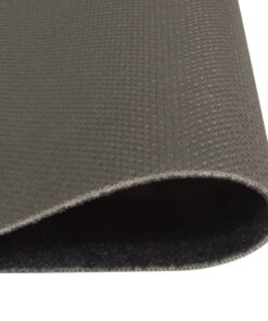 vidaXL Keukenmat wasbaar koffieprint 60x180 cm fluweel zwart