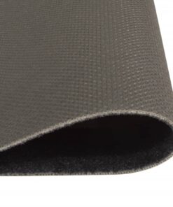 vidaXL Keukenmat wasbaar koffieprint 60x300 cm fluweel zwart