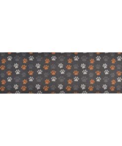 vidaXL Keukenmat wasbaar potenprint 60x180 cm fluweel