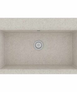 vidaXL Keukenwasbak Beige 79 x 50 x 31 cm Kwarts en Hars