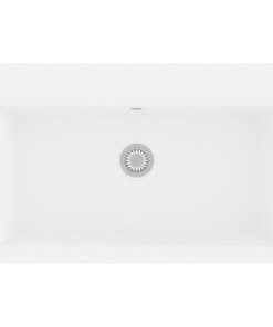 vidaXL Keukenwasbak Wit 79 x 50 x 31 cm Kwarts en Hars