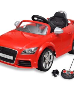 vidaXL Kinderauto elektrisch met afstandsbediening Audi TT RS rood