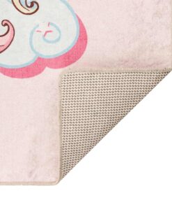 vidaXL Kindervloerkleed eenhoorn wasbaar antislip 160x230 cm groen