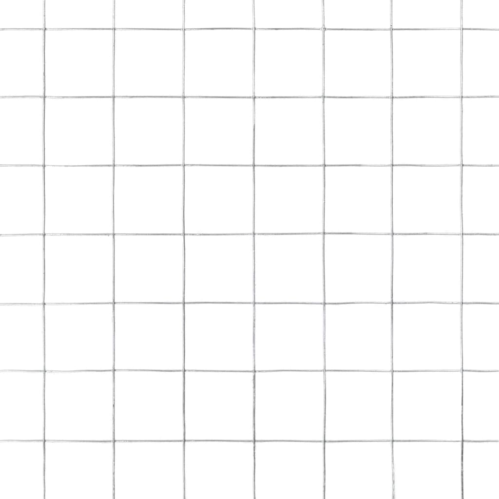 5 m gegalvaniseerd staal zilverkleurig