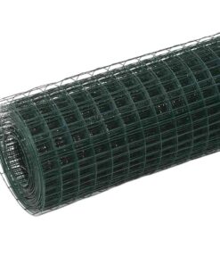 5 m staal met PVC coating groen