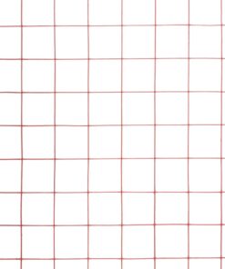 5 m staal met PVC coating rood