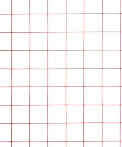 5 m staal met PVC coating rood