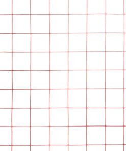 5 m staal met PVC coating rood