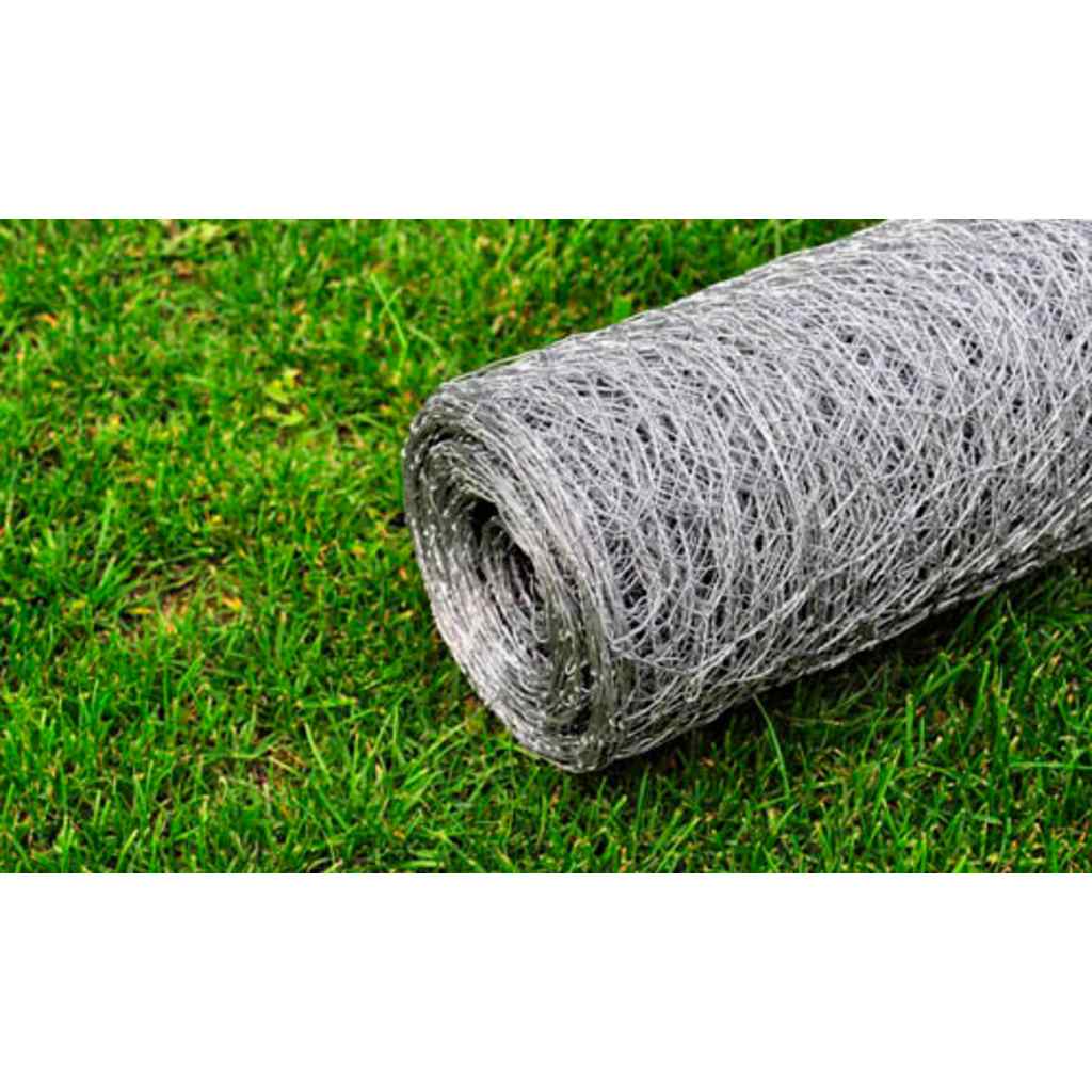 75 m gegalvaniseerd staal zilverkleurig