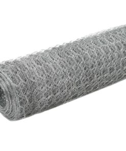 5 m gegalvaniseerd staal zilverkleurig