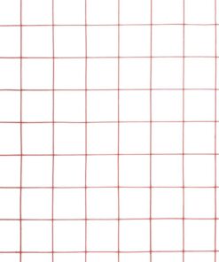 5 m staal met PVC coating rood