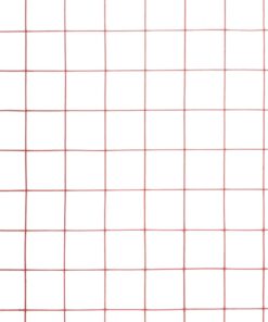 5 m staal met PVC coating rood