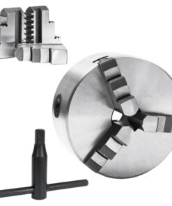vidaXL Klauwplaat met 3 bekken zelfcentrerend 125 mm staal