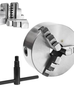 vidaXL Klauwplaat met 3 bekken zelfcentrerend 160 mm staal