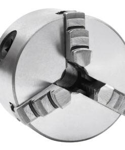 vidaXL Klauwplaat met 3 bekken zelfcentrerend 80 mm staal