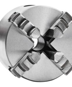 vidaXL Klauwplaat met 4 bekken zelfcentrerend 80 mm staal