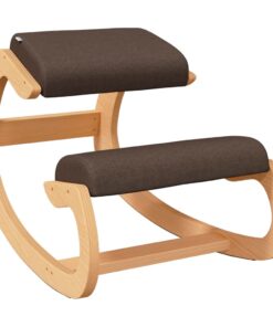 vidaXL Knielstoel 55x84x55 cm berkenhout multiplex bruin