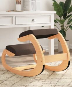 vidaXL Knielstoel 55x84x55 cm berkenhout multiplex bruin