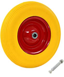 vidaXL Kruiwagenwiel met as 4