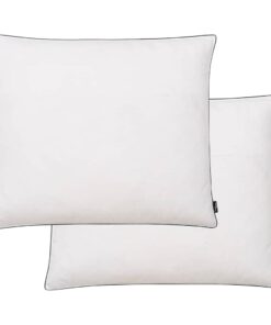 vidaXL Kussens 2 st licht 70x60 cm dons-/verenvulling wit