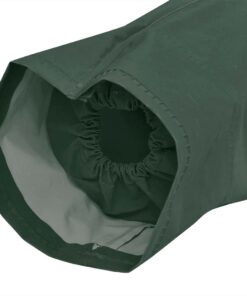 vidaXL Lange regenjas waterbestendig zeer stevig capuchon groen XXL