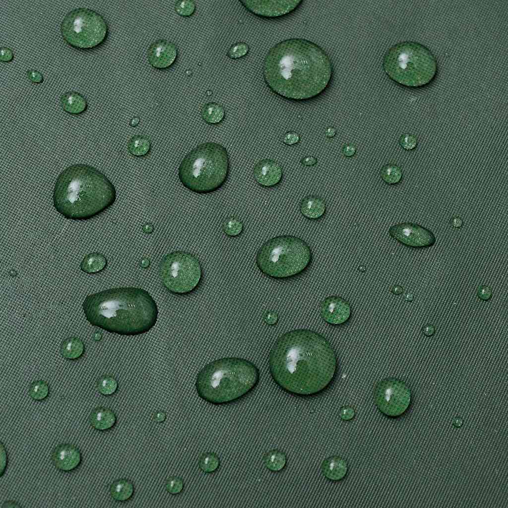 vidaXL Lange regenjas waterbestendig zeer stevig capuchon groen XXL - Image 4